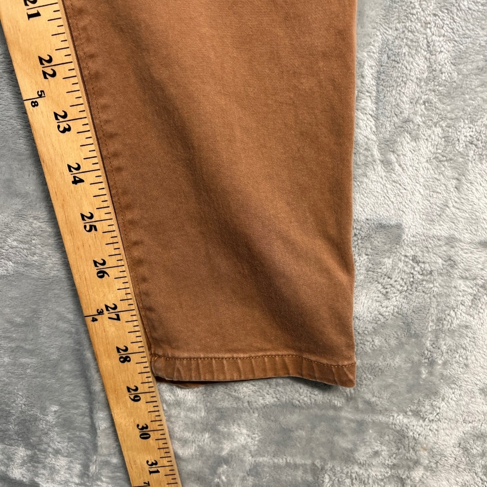 Bonobos Slim Taper Pants Jeans Mens 28x30 Brown Olimpias Italian Cotton Chinos - Picture 14 of 15